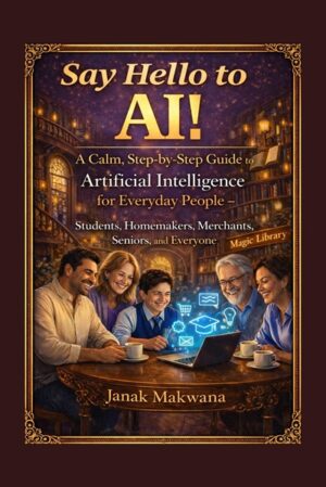 Say Hello to AI!: A Calm, Step-by-Step Guide to Artificial Intelligence for Everyday People – Students, Homemakers, Merchants, Seniors, and Everyone