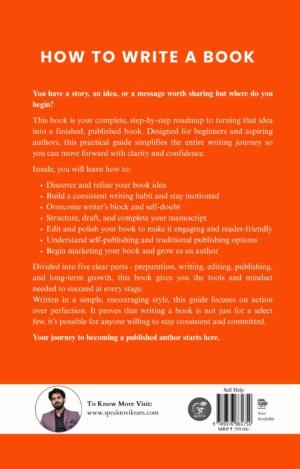 How to Write A Book: A Simple Step by Step Guide for Beginners