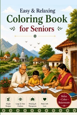 Easy & Relaxing Coloring Book for Seniors