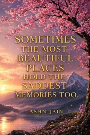 Sometimes the most beautiful places hold the saddest memories too